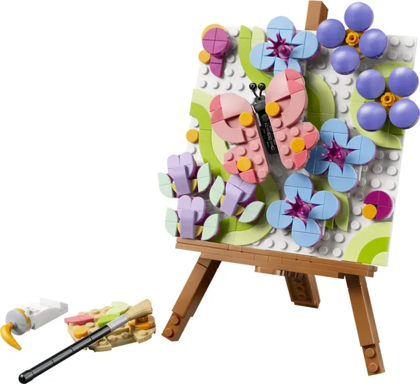 Tablou Decorativ cu Artă Florală LEGO 31390 - imagine 4