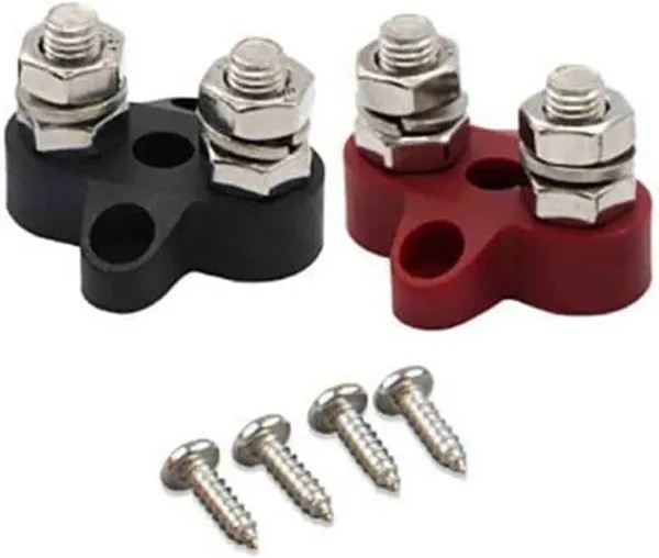 Set Terminale Știft VICTRON ENERGY Dual M8 Roșu și Negru