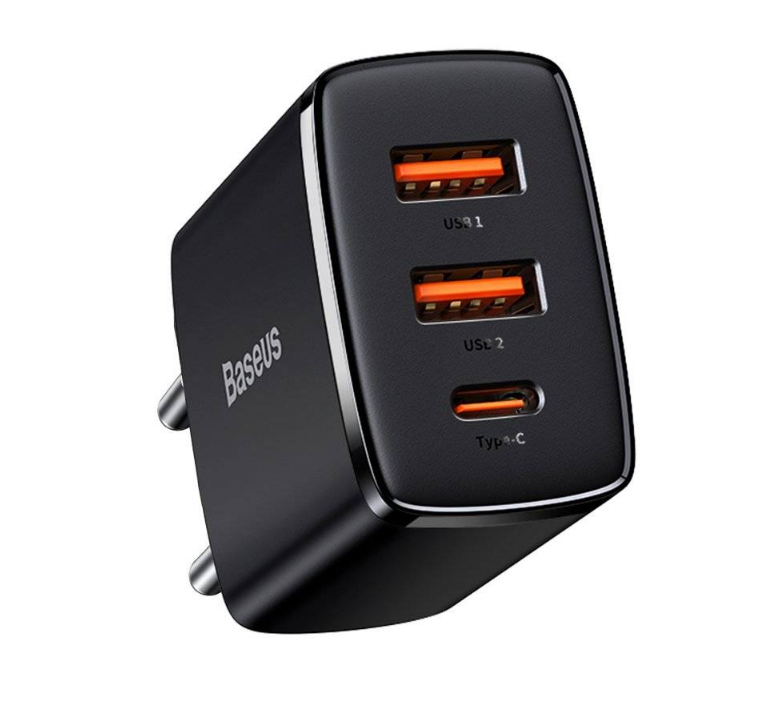 Încărcător Rețea BASEUS Compact CCXJ-E01 30W Quick Charge Negru - imagine 3