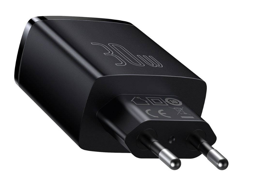 Încărcător Rețea BASEUS Compact CCXJ-E01 30W Quick Charge Negru - imagine 2