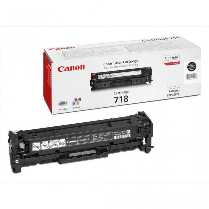 Toner CANON CRG718BK Negru 3400 pagini