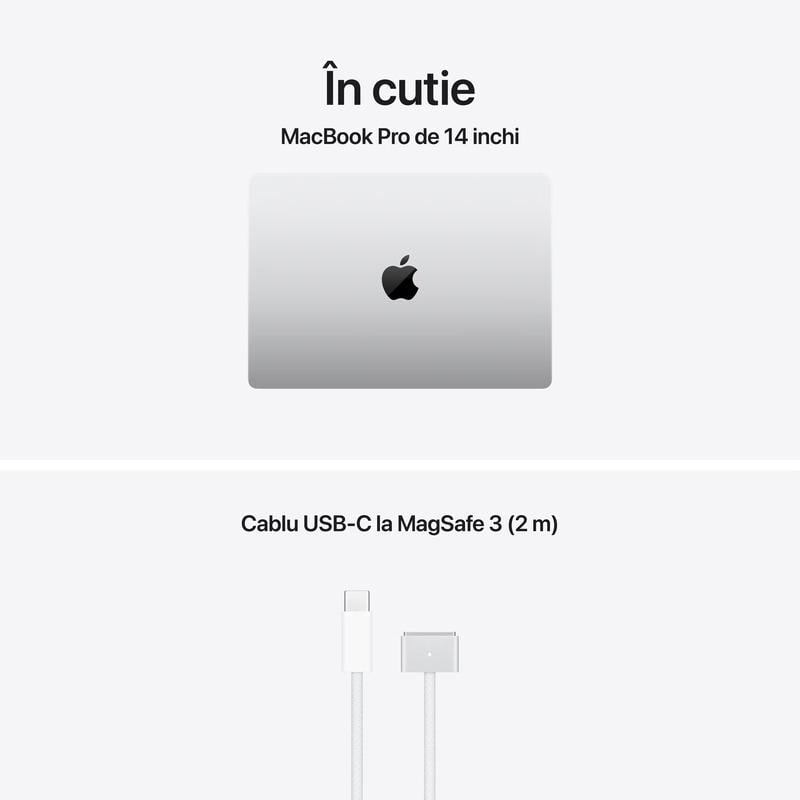 Laptop APPLE MacBook Pro 14.2 M5 24GB 1TB Silver 2025 - imagine 3