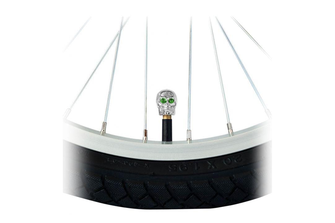 Capac Valvă Bicicletă ABS Argintiu 4x4x2 cm