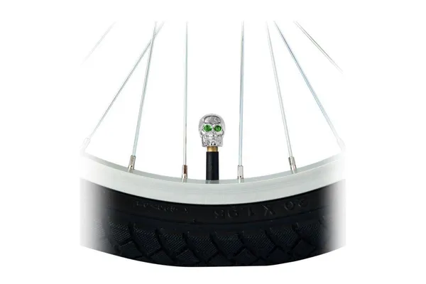 Capac Valvă Bicicletă ABS Argintiu 4x4x2 cm