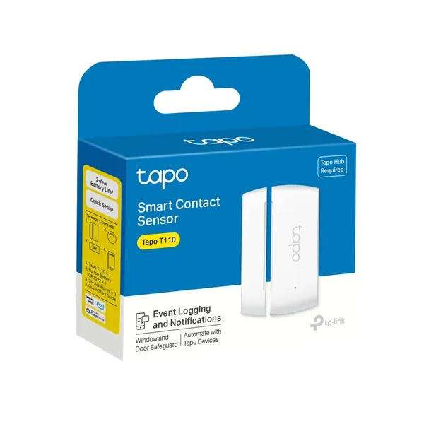 Senzor smart mișcare TP-LINK Tapo T110 WiFi Alb - imagine 8