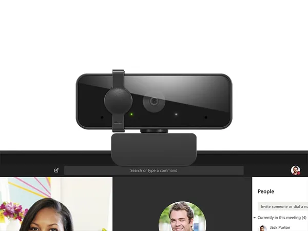 Cameră Web LENOVO 310 FHD Full HD USB-A cu Microfon Negru - imagine 4