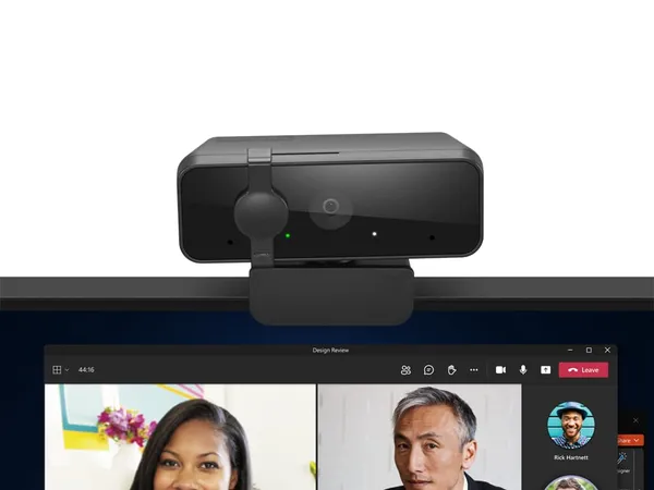 Cameră Web LENOVO 310 FHD Full HD USB-A cu Microfon Negru - imagine 5