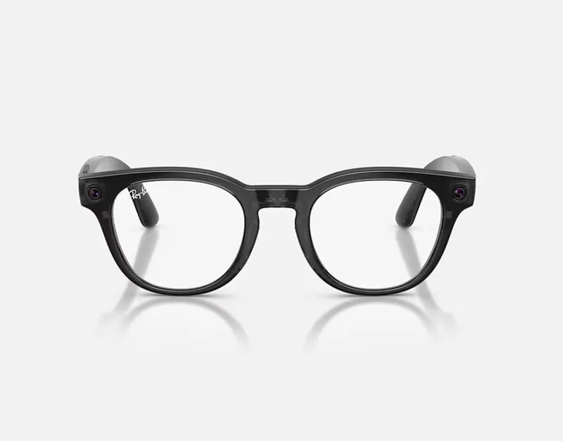 Ochelari Smart RAY-BAN Meta Scriber Optics Gen 2 Negru Transparent Lucios - imagine 2