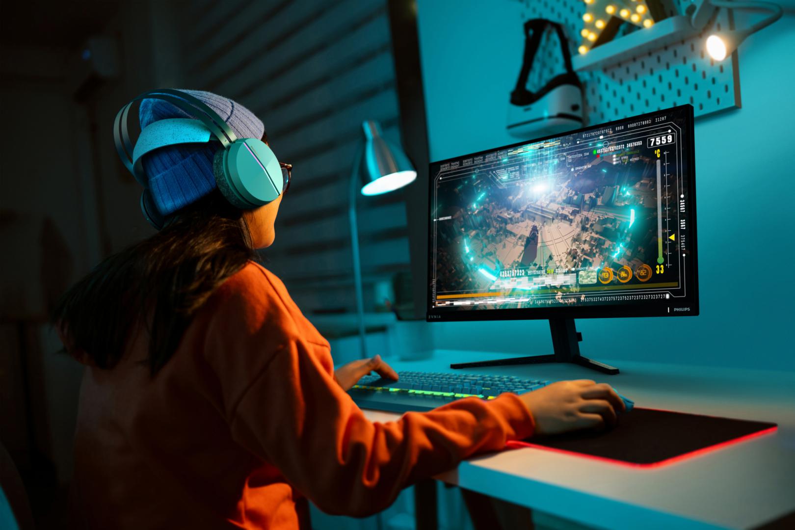 Monitor PHILIPS 27M2N3200S/00 27 inch Full HD IPS 180Hz - imagine 2