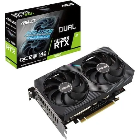 Placă Video ASUS Dual GeForce RTX 3060 V2 12GB GDDR6 DUAL-RTX3060-O12G-V2