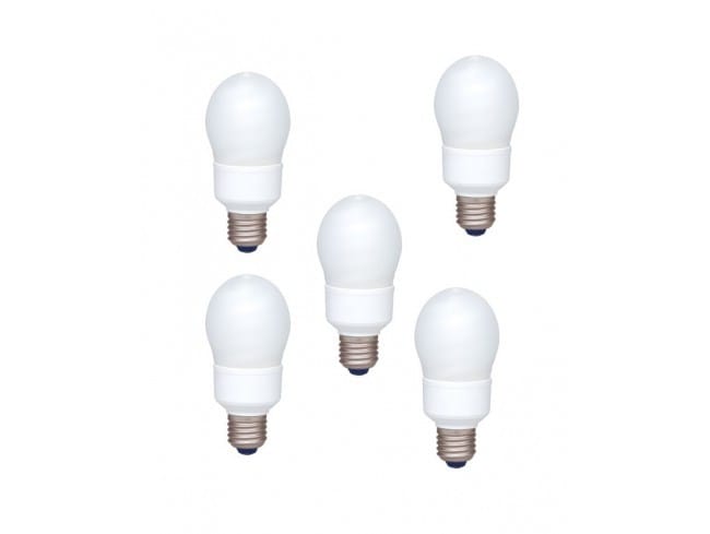 Set 5 becuri Economic PANASONIC EFA18E65HD-5 18W E27 Oval Alb Rece
