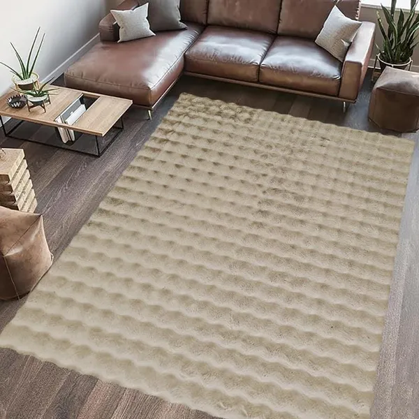 Covor BLANITA PAOPAO Poliester 80x150 cm Beige