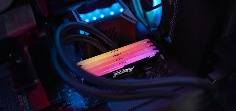 Memorie RAM KINGSTON FURY Beast RGB 16GB DDR4 3600MHz CL17 - imagine 7
