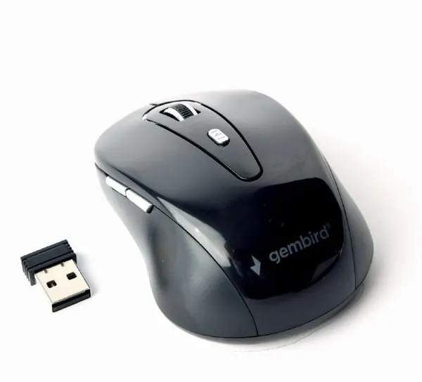 Mouse Wireless GEMBIRD MUSW-6B-01 1600 DPI Negru