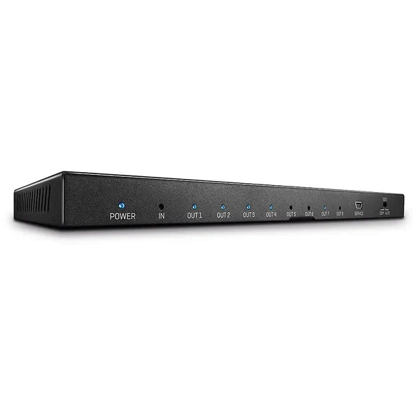 Splitter LINDY HDMI 2.0 8 Porturi 18Gbps 4K Negru LY-38237 - imagine 3