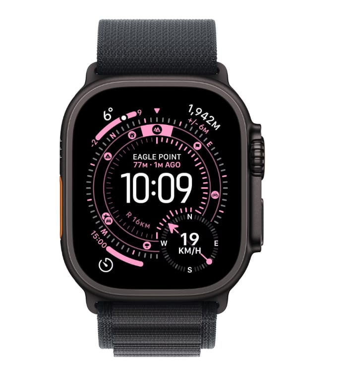 Smartwatch APPLE Watch Ultra 3 GPS + Cellular 49mm Black Titanium