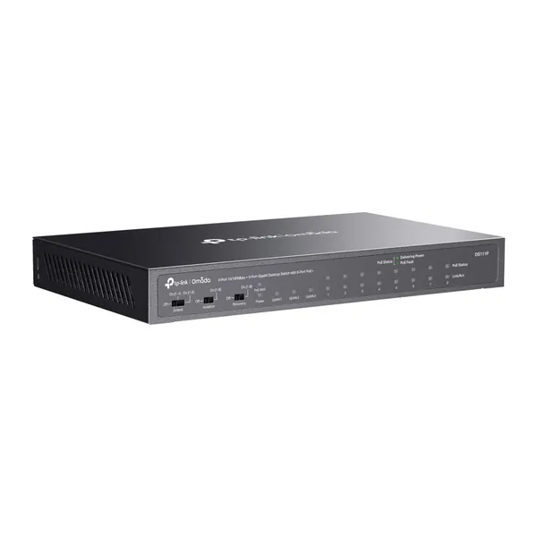 Switch TP-LINK Omada DS111P 8 Porturi PoE+ 65W - imagine 3