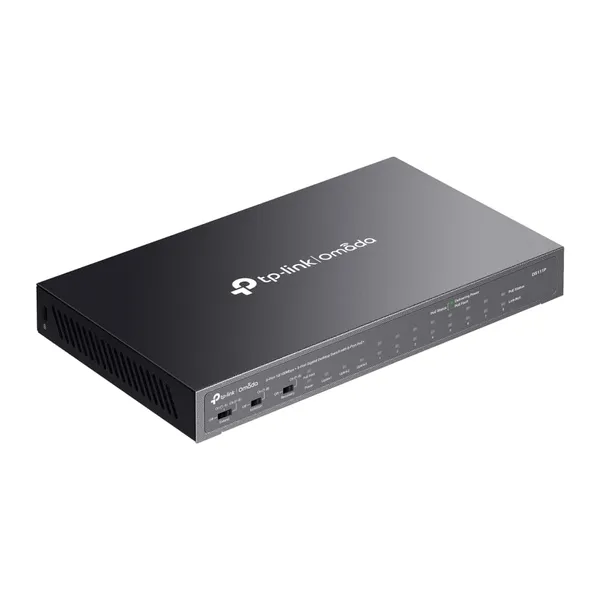Switch TP-LINK Omada DS111P 8 Porturi PoE+ 65W - imagine 4