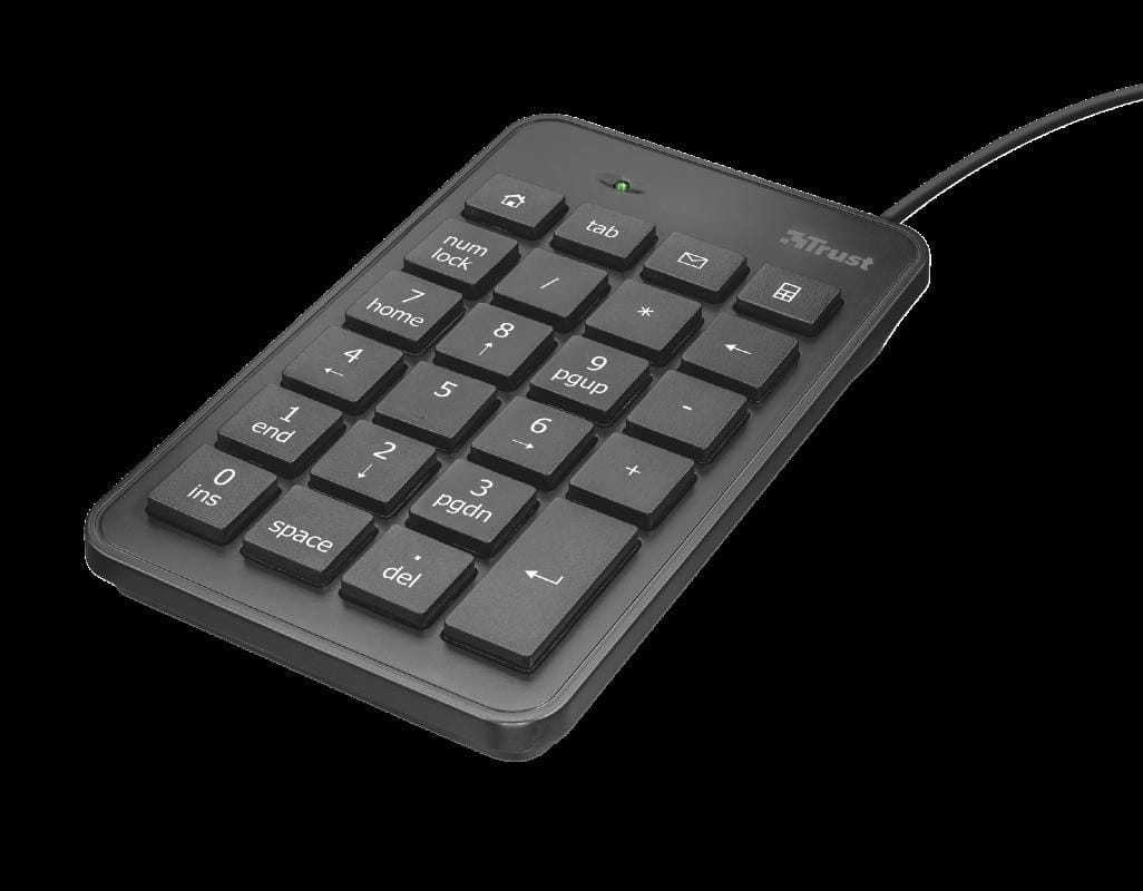 Tastatură Numerică TRUST Xalas USB Negru TR-22221