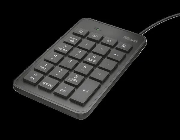 Tastatură Numerică TRUST Xalas USB Negru TR-22221