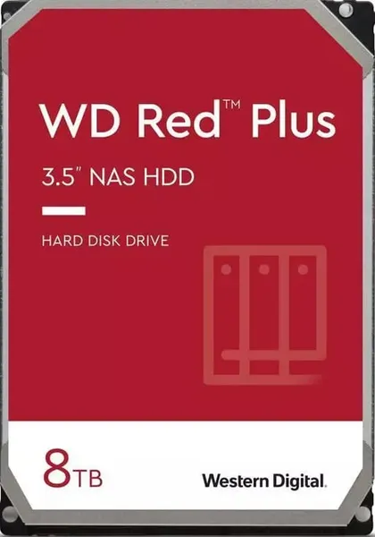 HDD intern WD Red Plus 8TB SATA-III 5640RPM 256MB - imagine 4