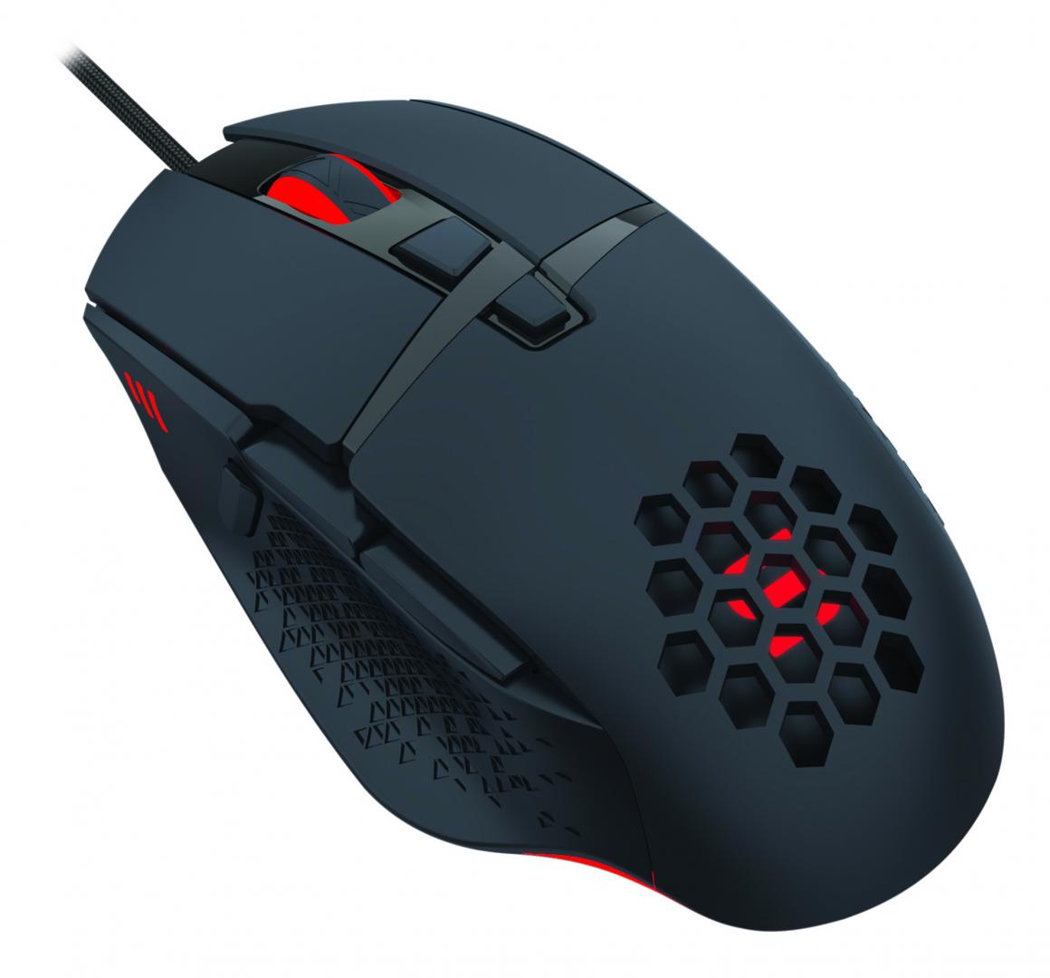 Kit Gaming SERIOUX Tobis 3 în 1 Tastatură Mouse Mousepad Negru - imagine 5