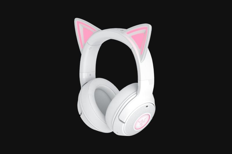 Căști RAZER Kraken Kitty V2 Bluetooth 5.2 Quartz Edition Alb