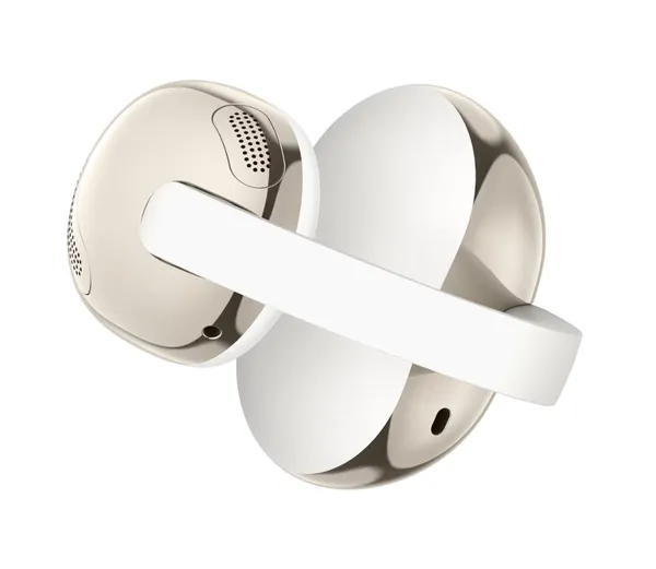 Căști Audio TCL Crystal Clip Open-Ear True Wireless IPX4 White Gold - imagine 6