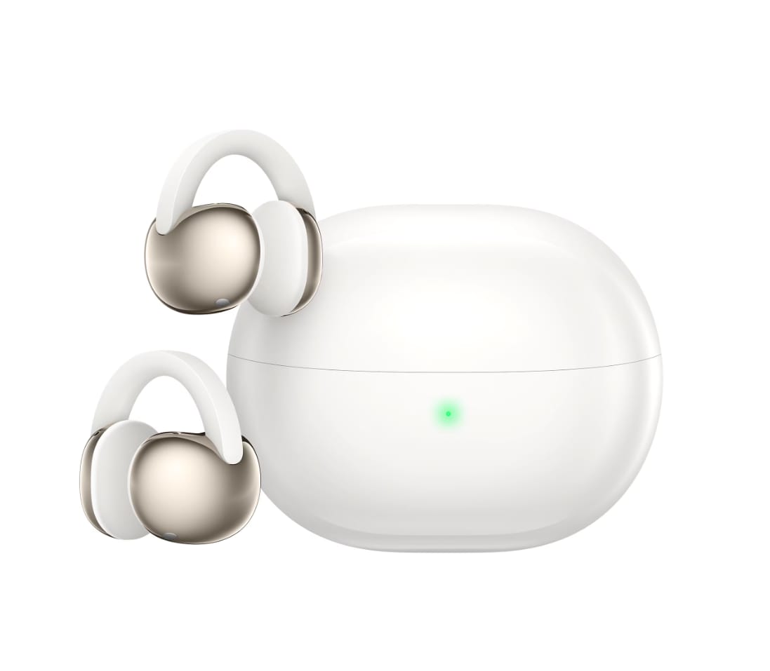 Căști Audio TCL Crystal Clip Open-Ear True Wireless IPX4 White Gold