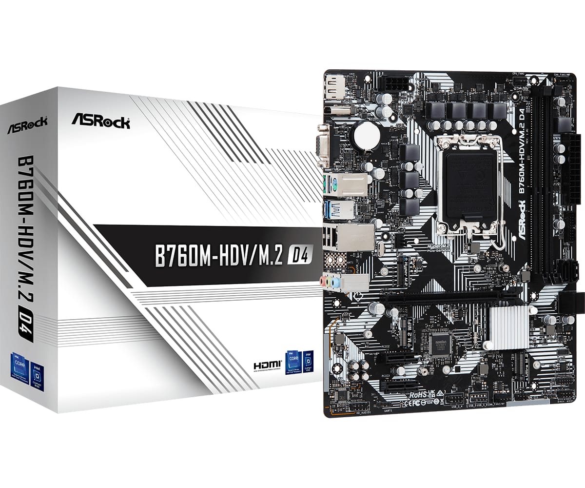 Placă de bază ASROCK B760M-HDV/M.2 DDR4