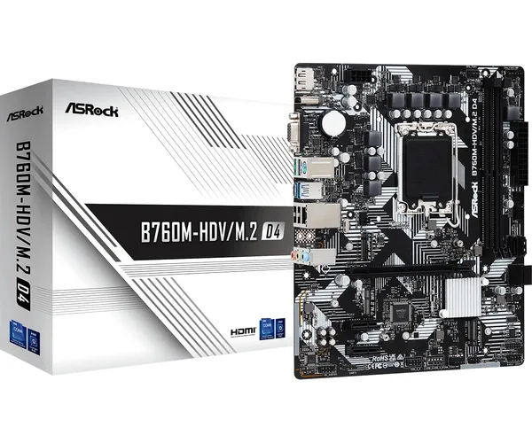 Placă de bază ASROCK B760M-HDV/M.2 DDR4