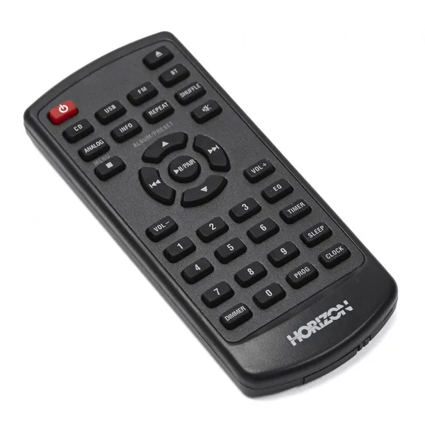 Microsistem HiFi HORIZON HAV-M7700 2.0 50W Bluetooth Negru - imagine 2