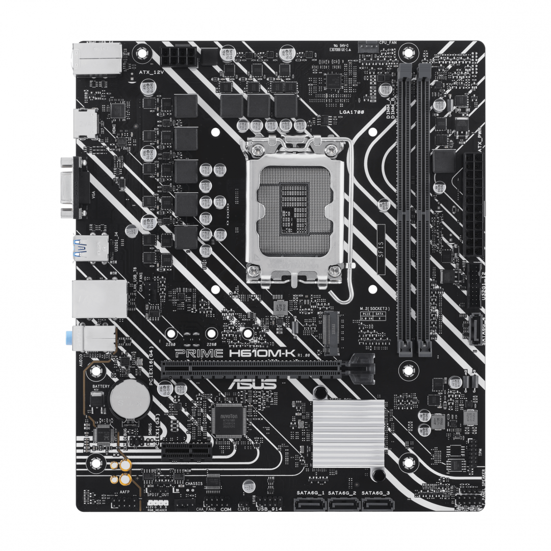 Placă de bază ASUS PRIME H610M-K LGA1700 mATX - imagine 2