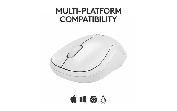 Mouse LOGITECH M240 Bluetooth Silent Off White - imagine 6