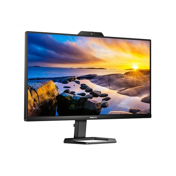 Monitor PHILIPS 24E1N5300HE/00 23.8" IPS FHD Webcam Negru - imagine 3