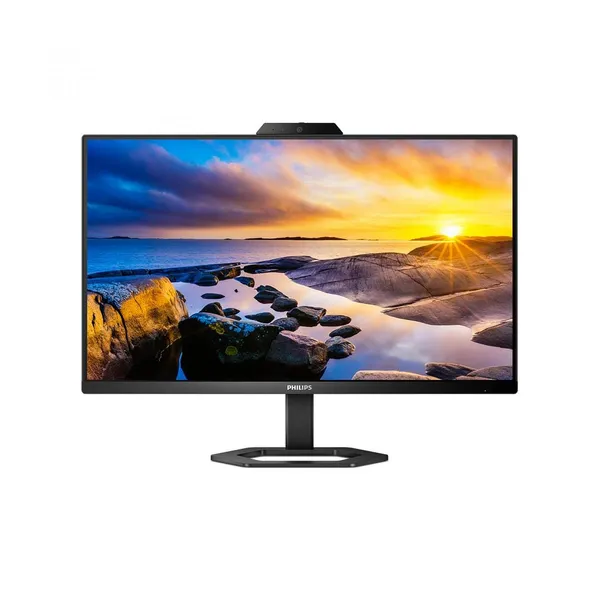 Monitor PHILIPS 24E1N5300HE/00 23.8" IPS FHD Webcam Negru - imagine 2