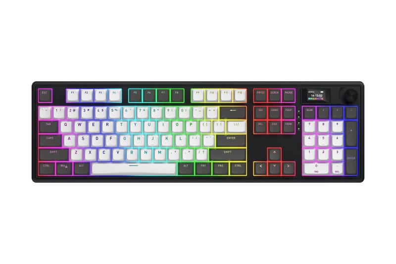 Tastatură Wireless HATOR Skyfall 100 Pro Alb-Negru