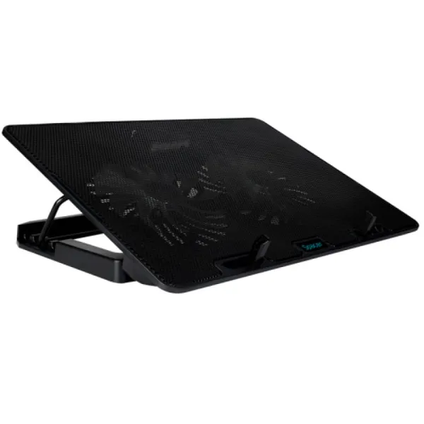 Stand Cooler Notebook SPACER Gaming 2F 17 inch 2 Ventilatoare Argintiu