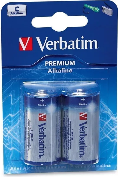 Baterie VERBATIM C R14 1.5V Alcalină 2 Bucăți 49922
