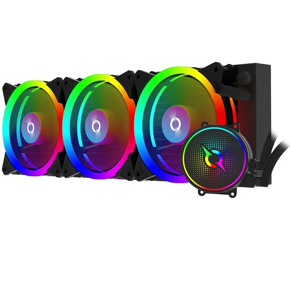 Cooler Procesor AQIRYS AQUARIUS 360 AIO Lichid 3 Ventilatoare aRGB