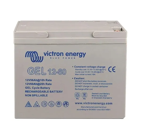 Acumulator VICTRON ENERGY Deep Cycle GEL 12V 60Ah BAT412550104