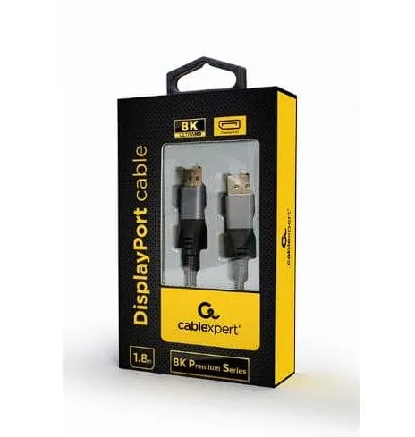Cablu Video GEMBIRD DisplayPort 1.8m DP 1.4 8K Negru CC-DP8K-6 - imagine 2