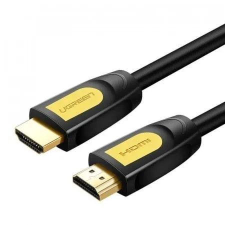 Cablu HDMI UGREEN HD101 4K 60Hz 1m Galben-Negru