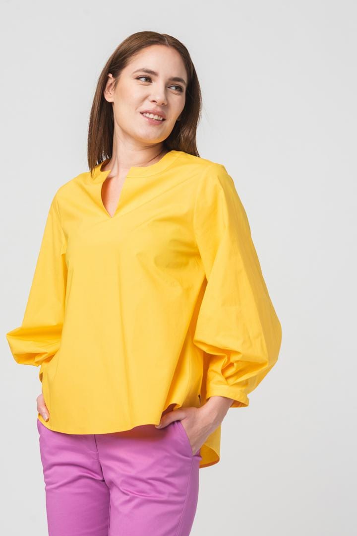 Cămașă Casual Femei Yellow Mărime M