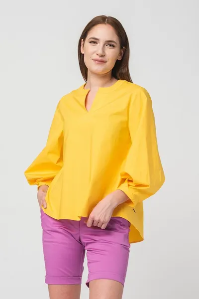 Cămașă Casual Femei Yellow Mărime M - imagine 4