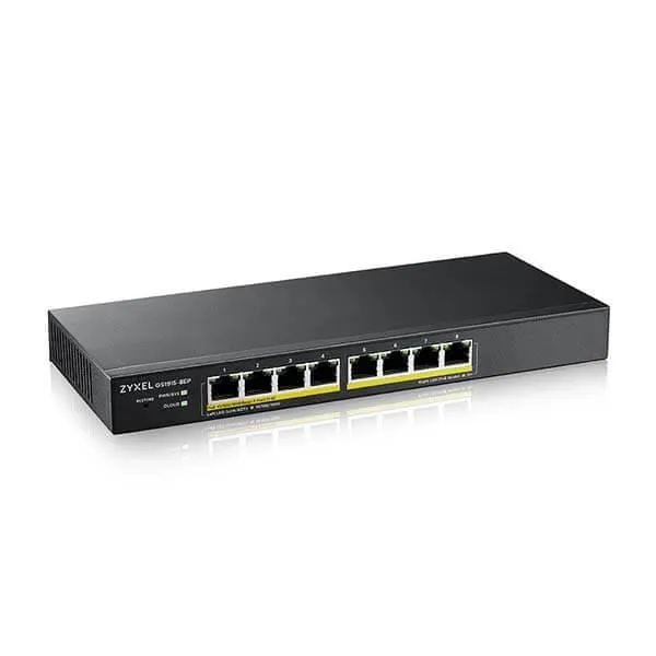 Switch ZYXEL GS1915-8EP 8 Porturi Gigabit PoE Nebula - imagine 2