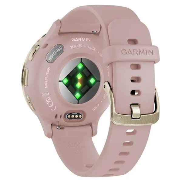 Smartwatch GARMIN Venu 3S Pink Dawn Soft Gold 010-02785-03 - imagine 3