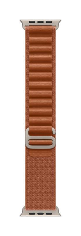 Curea APPLE Alpine Loop 49mm Terra Cotta Large Natural Titanium