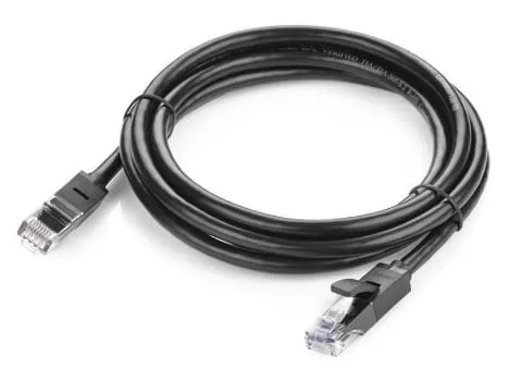 Patch Cord UGREEN Cat6 NW102 Fire Cupru 1m Negru - imagine 2