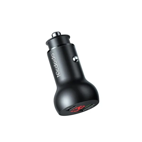 Încărcător Auto MCDODO Mushrooms Series 45W 2 Porturi Negru - imagine 3
